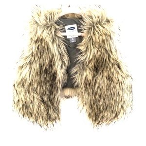 Faux fur vest